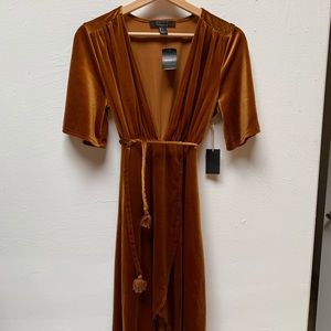 Brand New Velvet wrap-style dress